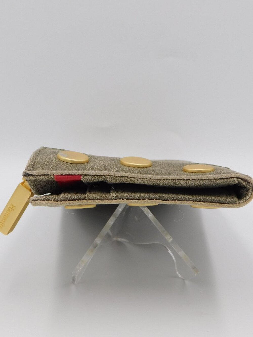 Hammitt 110 North Wallet | Pewter/Brushed Gold | Long Foldover | VGUC - Picture 8 of 15